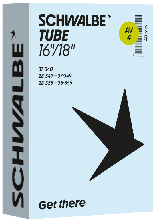 Binnenband Schwalbe AV4 16"/18" 28/37-340/355 - 40mm ventiel