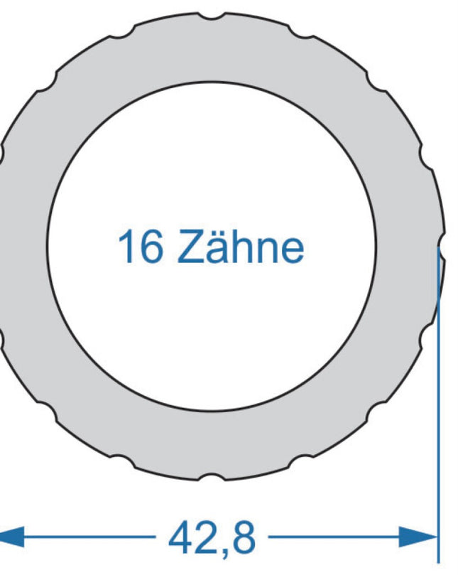 Power Tool Cyclus 2-zijdig T16 42.8 & Z12 23.0 - afbeelding 2