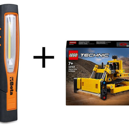 Draadloos oplaadbare LED-lamp Beta Tools 1838SW inclusief gratis Lego