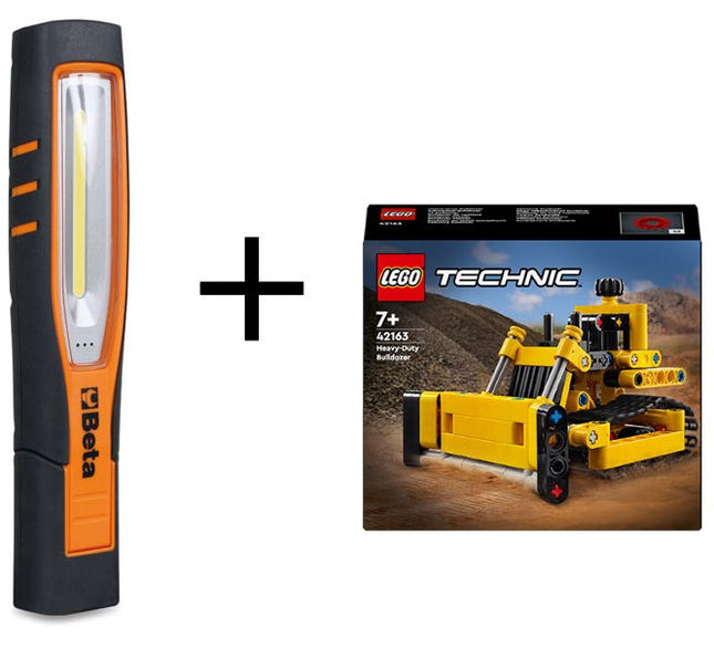 Draadloos oplaadbare LED-lamp Beta Tools 1838SW inclusief gratis Lego