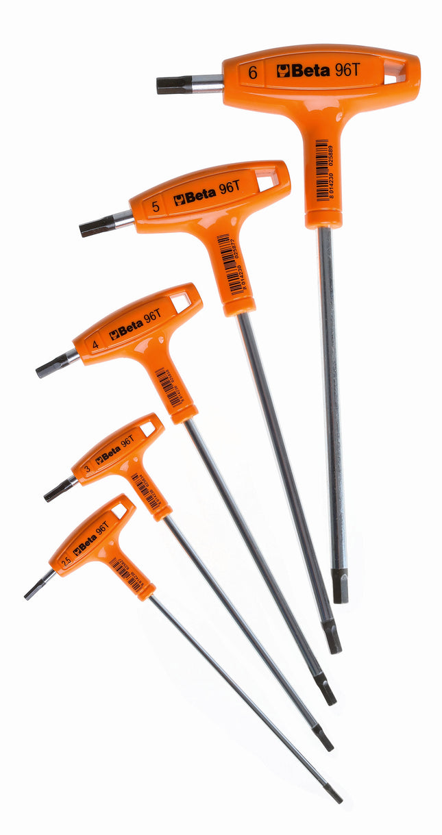 5-delige Beta Tools set inbussleutels met krachtgreep, inclusief gratis Lego - afbeelding 2