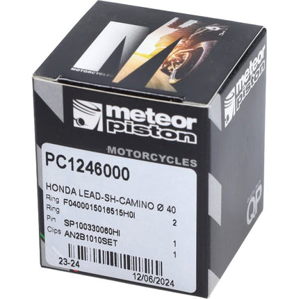 piston météore Honda, Yamaha pw50, axe 10 40mm honda, camino, sc, scoopy pc1246