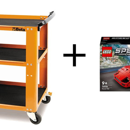 Beta Tools trolley gereedschapswagen C51, inclusief gratis Lego