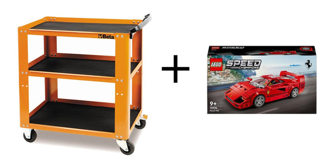Beta Tools trolley gereedschapswagen C51, inclusief gratis Lego