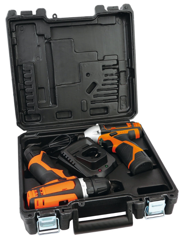 Beta Tools 12V accuboormachine en slagschroevendraaier in koffer, inclusief gratis Lego