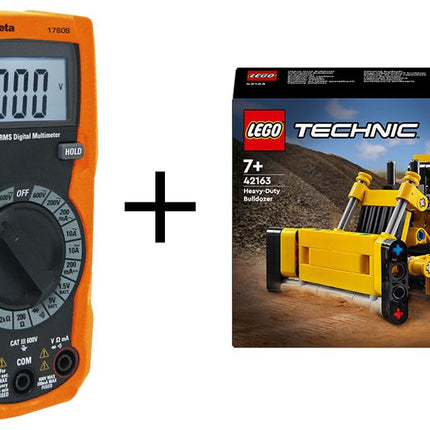Compacte digitale multimeter Beta Tools 1760S, inclusief gratis Lego
