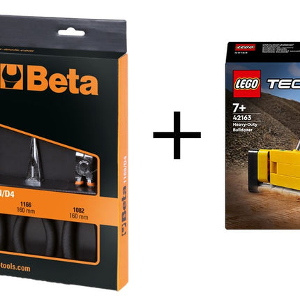 4-delige set tangen Beta Tools1169N/D4, inclusief gratis Lego