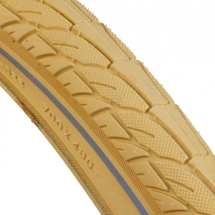 Buitenband Dutch Perfect 28 x 1.75" / 47-622mm anti-lek - creme met reflectie