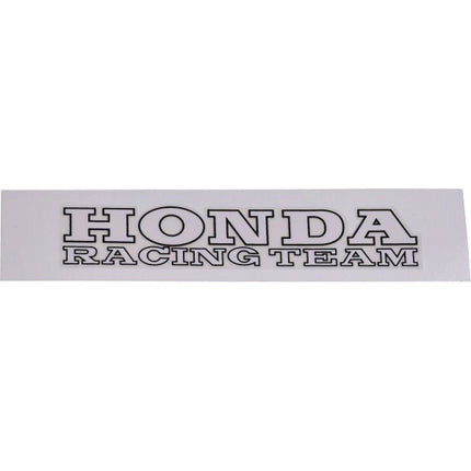 sticker racing team white/black honda