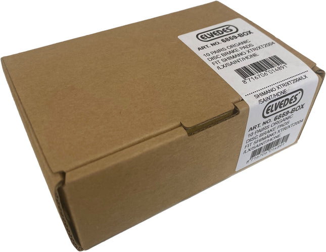 Schijfremblokset Elvedes organisch Shimano BR-M595 etc. / TRP Dash (10 paar) - afbeelding 2
