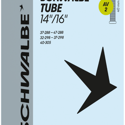Binnenband Schwalbe AV2 14"/16" 32/47-288/305 - 40mm ventiel
