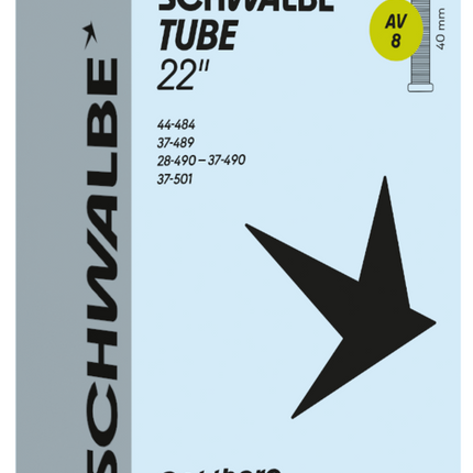 Binnenband Schwalbe AV8 22" / 28-44-484/501mm - 40mm ventiel