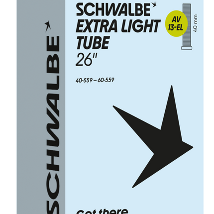 Binnenband Schwalbe Extra Light AV13-EL 26" / 40-60-559mm - 40mm ventiel