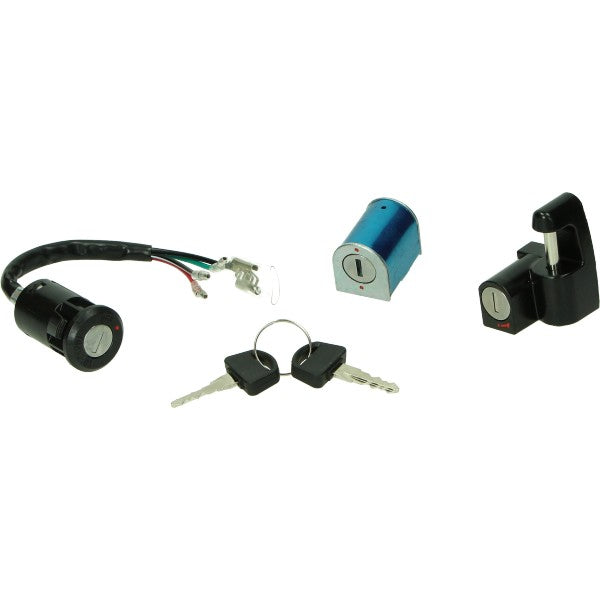 contacteur set nt + direction et verrou de casque 3-pièces mt