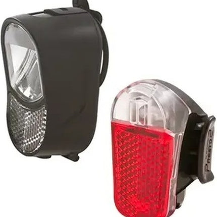 Verlichtingsset Spanninga Luz XB koplamp & Presto XB achterlicht - batterij