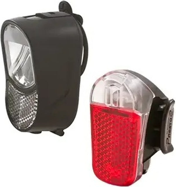 Verlichtingsset Spanninga Luz XB koplamp & Presto XB achterlicht - batterij