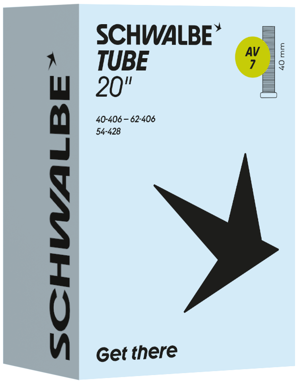 Binnenband Schwalbe AV7 20" 40/62-406 - 40mm ventiel