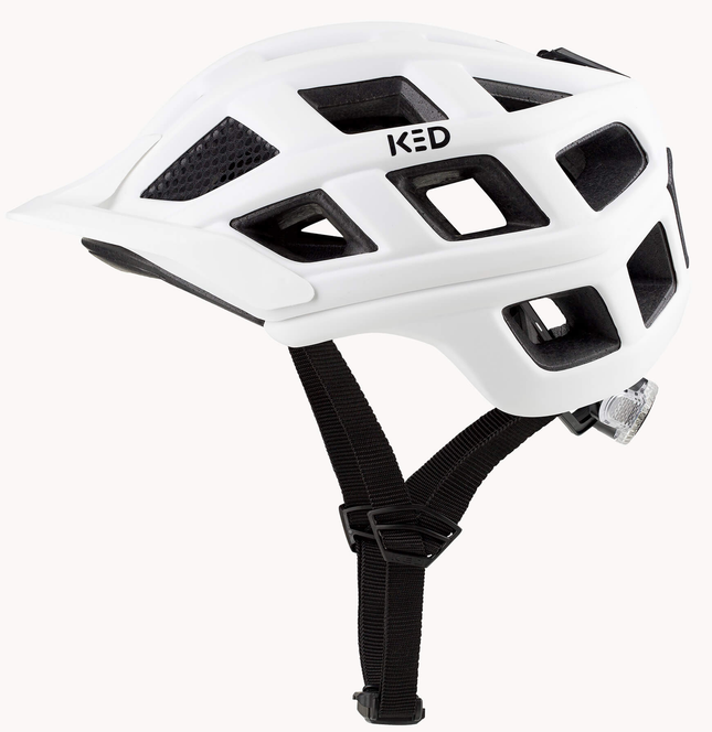 Fietshelm KED Crom M (52-58cm) - mat wit - afbeelding 2