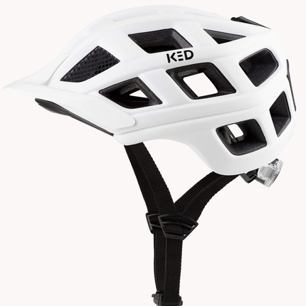 Fietshelm KED Crom L (57-62cm) - mat wit - afbeelding 2