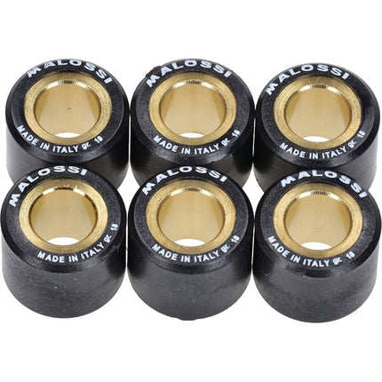 variator roller set Malossi 18.0gr 20x17mm GTS 300, MP3-300cc, Runner 180cc, Runner 200cc 6611095.Y0