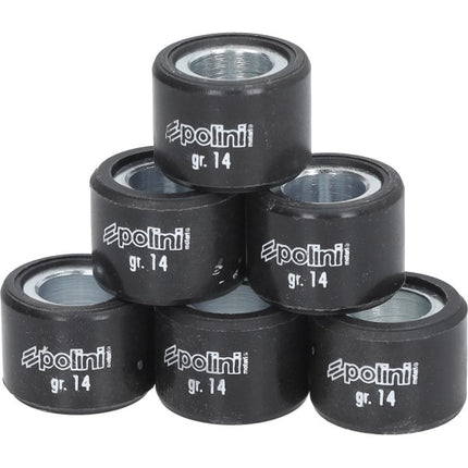 variator roller set Polini 13.8gr Euro-4/5/5+ 20x15 Primavera 125 4T, Sprint 125 4T 242.433
