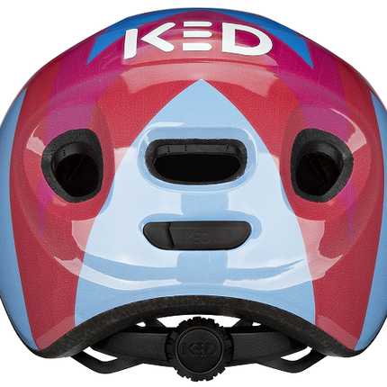 Fietshelm KED Meggy Spark M (50-55cm) -blauw/rood - afbeelding 3
