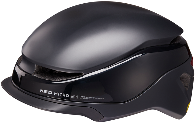 Fietshelm KED Mitro UE-1 L (58-61cm) - mat zwart - afbeelding 2