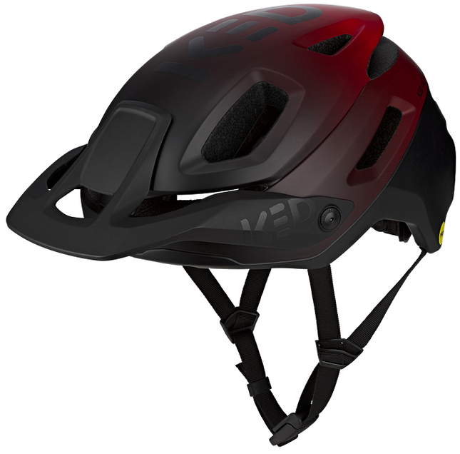 Fietshelm KED Pector ME-1 M (52-58cm) - mat rood/zwart