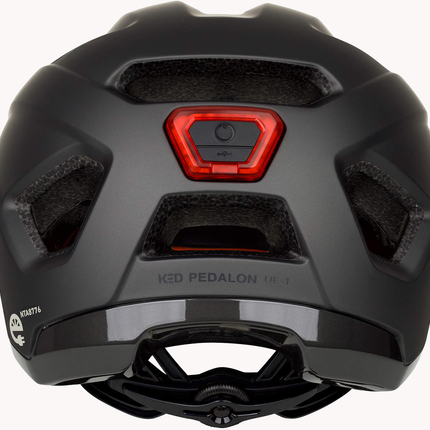 Fietshelm KED Pedalon S (53-56cm) - mat zwart - afbeelding 3
