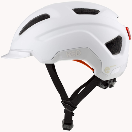 Fietshelm KED Pedalon S (53-56cm) - mat wit - afbeelding 2