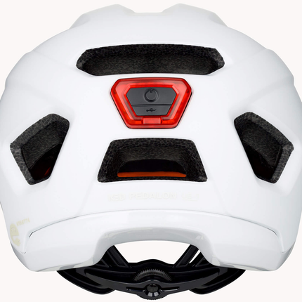 Fietshelm KED Pedalon M (56-59cm) - mat wit - afbeelding 3