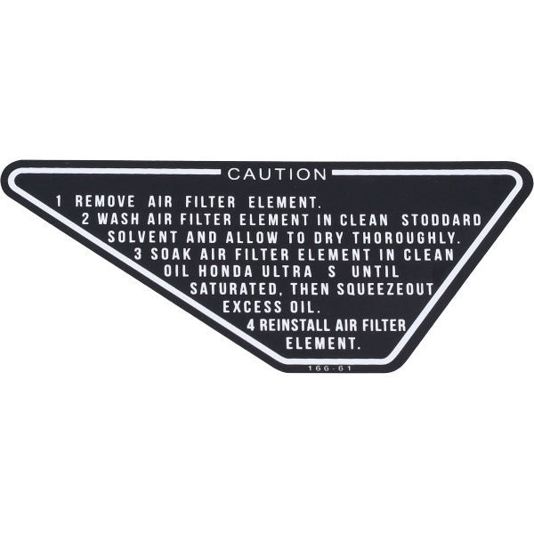 autocollant couvercle batterie noir honda, mb5