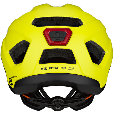 Fietshelm KED Pedalon M (56-59cm) - mat geel - afbeelding 3