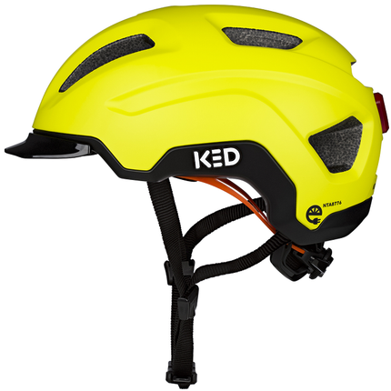 Fietshelm KED Pedalon L (59-63cm) - mat geel - afbeelding 2