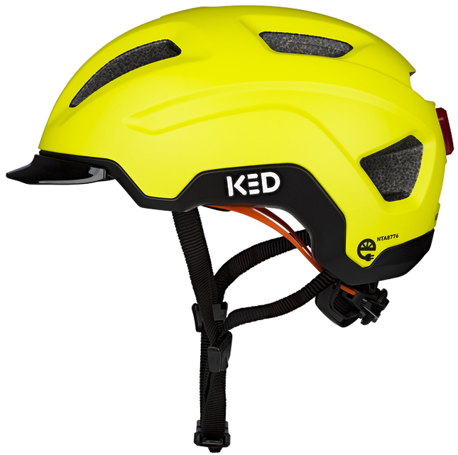 Fietshelm KED Pedalon L (59-63cm) - mat geel - afbeelding 2