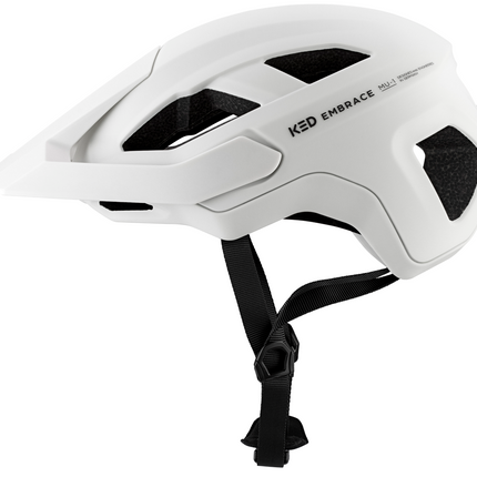 Fietshelm KED Embrace M (54-58cm) - mat wit - afbeelding 2