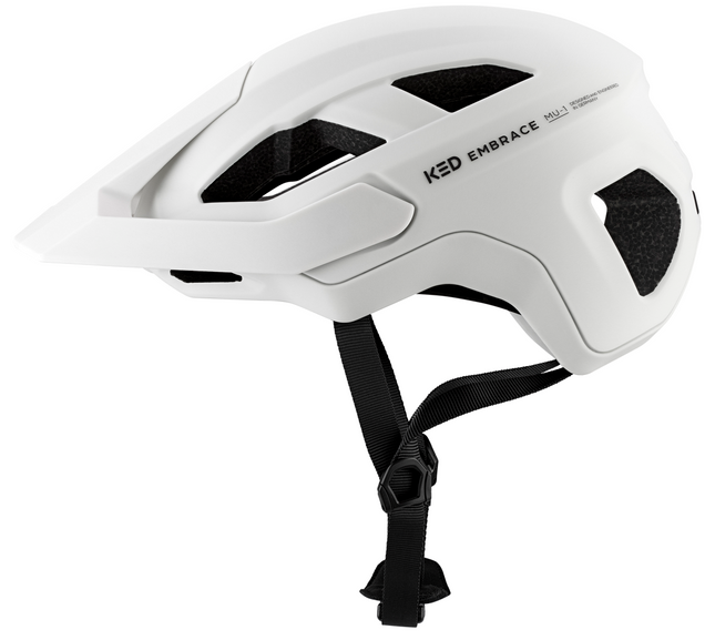 Fietshelm KED Embrace M (54-58cm) - mat wit - afbeelding 2