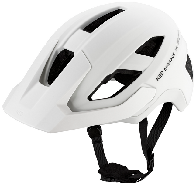 Fietshelm KED Embrace L (58-62cm) - mat wit