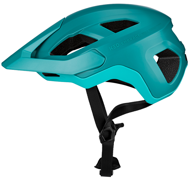 Fietshelm KED Embrace L (58-62cm) - mat Blauwgroen - afbeelding 2