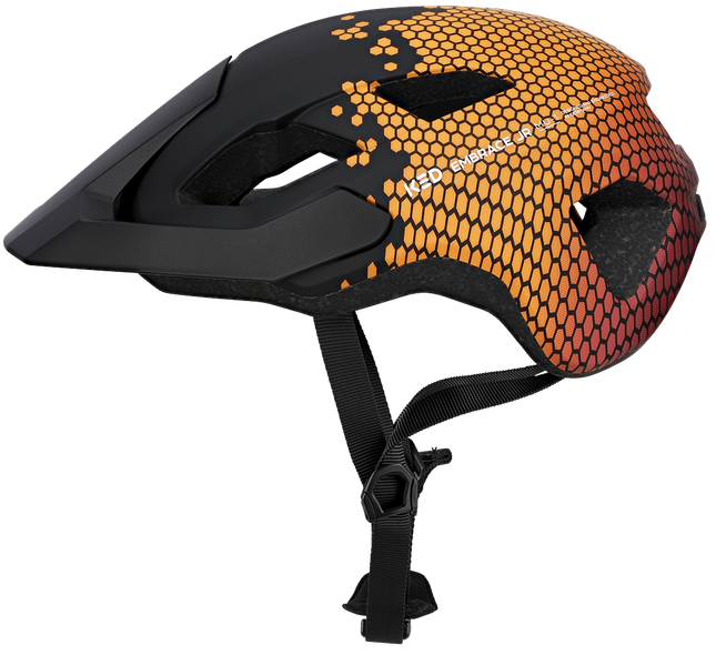 Fietshelm KED Embrace Jr S-M (52-58cm) - mat Zwart bordeauxrood - afbeelding 2