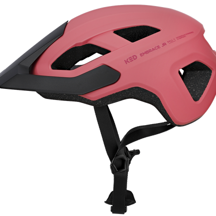 Fietshelm KED Embrace Jr S-M (52-58cm) - mat Koraal - afbeelding 2