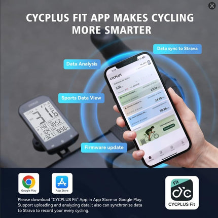 Fietscomputer Cycplus M1 GPS