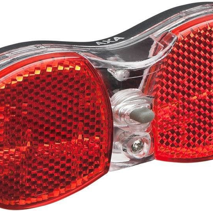 Dragerachterlicht Axa City Rear op batterijen 80 mm bevestiging (op kaart)