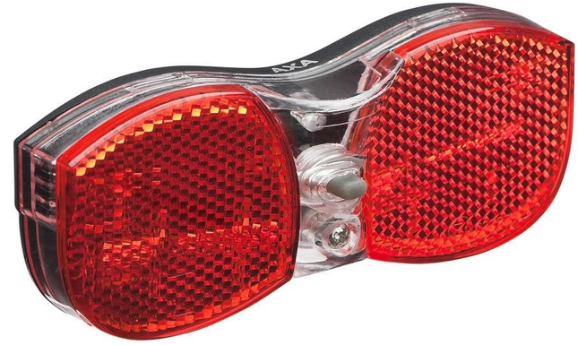 Dragerachterlicht Axa City Rear op batterijen 80 mm bevestiging (op kaart)