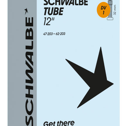 Binnenband Schwalbe DV 1 12" / 47/62-203mm - 32mm ventiel