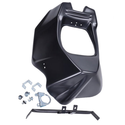 belly pan speed 7 + mounting kit black honda, mb