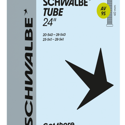 Binnenband Schwalbe AV 9S 24" / 20/28-540/541mm - 40mm ventiel