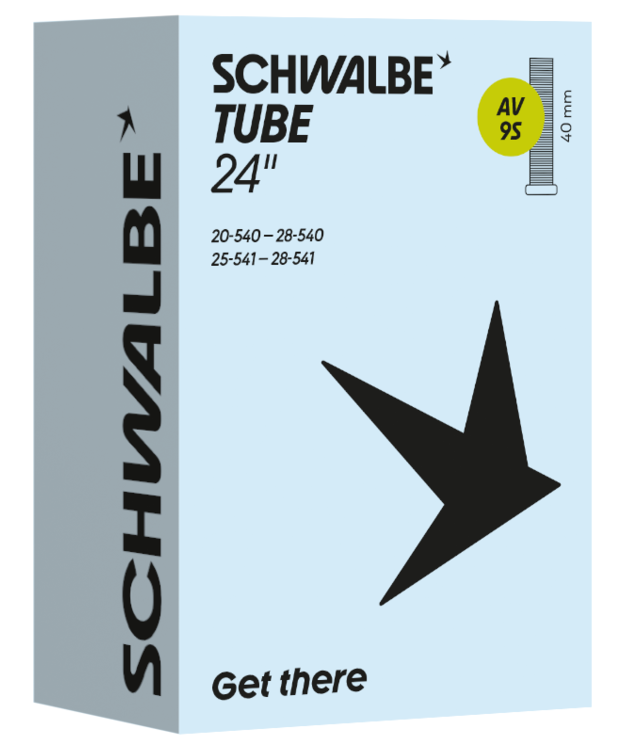 Binnenband Schwalbe AV 9S 24" / 20/28-540/541mm - 40mm ventiel