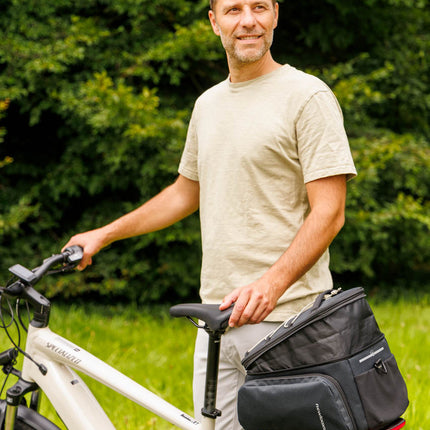 Bagagedragertas New Looxs Sports Trunkbag MIK 2.0 - 31 liter - 34,5 x 24 x 20 cm - zwart