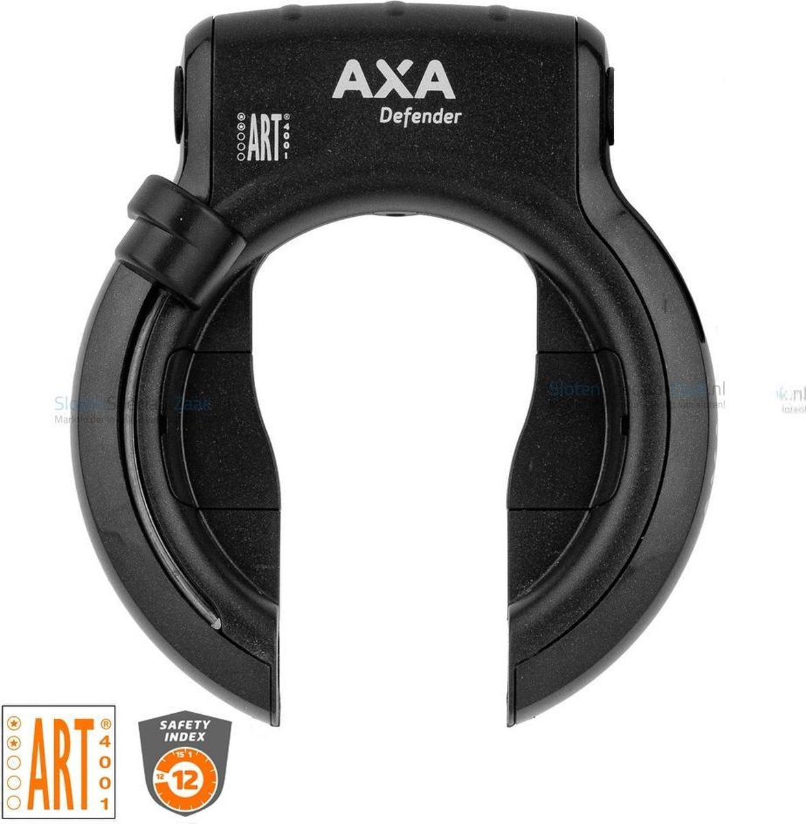 fiets slot - Axa - Ringslot - Defender Zwart